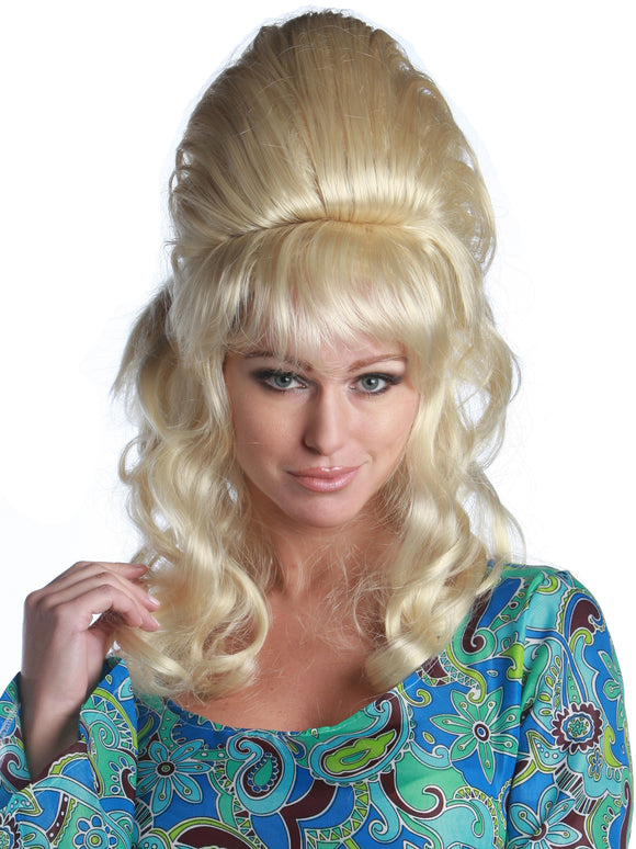 1960'S CURLY BEEHIVE PREMIUM WIG - 18 COLORS